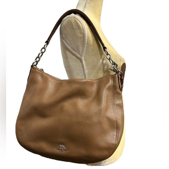 COACH Chelsea 32 Crossbody Pebble Leather Hobo Shoulder Bag F58036 MSRP $498 - Picture 1 of 12